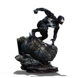 IRON STUDIOS MARVEL COMICS SPIDER-MAN BLACK COSTUME BDS ART SCALE DELUXE 1/10 STATUE FIGURE