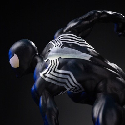 IRON STUDIOS MARVEL COMICS SPIDER-MAN BLACK COSTUME BDS ART SCALE DELUXE 1/10 STATUE FIGURE