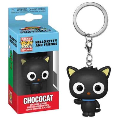 HELLO KITTY AND FRIENDS POCKET POP! CHOCOCAT KEYCHAIN PORTACHIAVI FUNKO