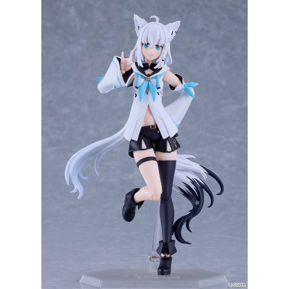 MAX FACTORY HOLOLIVE PRODUCTION SHIRAKAMI FUBUKI FIGMA SERIES PVC ACTION FIGURE