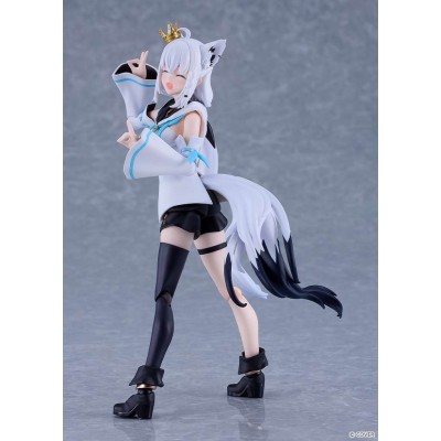 MAX FACTORY HOLOLIVE PRODUCTION SHIRAKAMI FUBUKI FIGMA SERIES PVC ACTION FIGURE