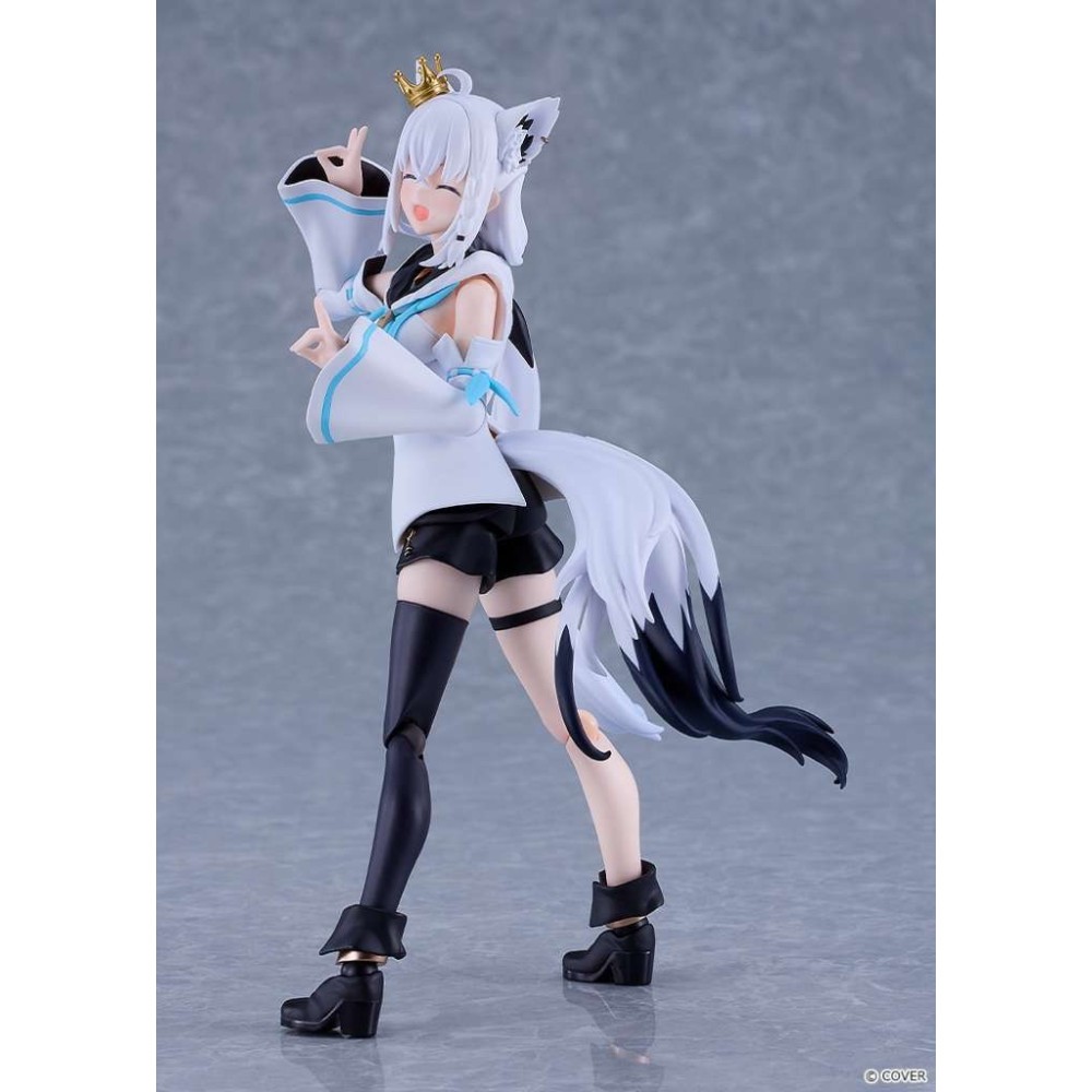 MAX FACTORY HOLOLIVE PRODUCTION SHIRAKAMI FUBUKI FIGMA SERIES PVC ACTION FIGURE