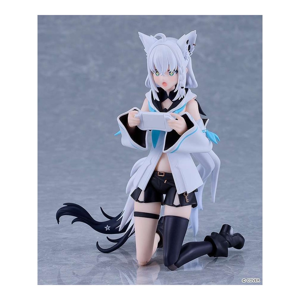 MAX FACTORY HOLOLIVE PRODUCTION SHIRAKAMI FUBUKI FIGMA SERIES PVC ACTION FIGURE