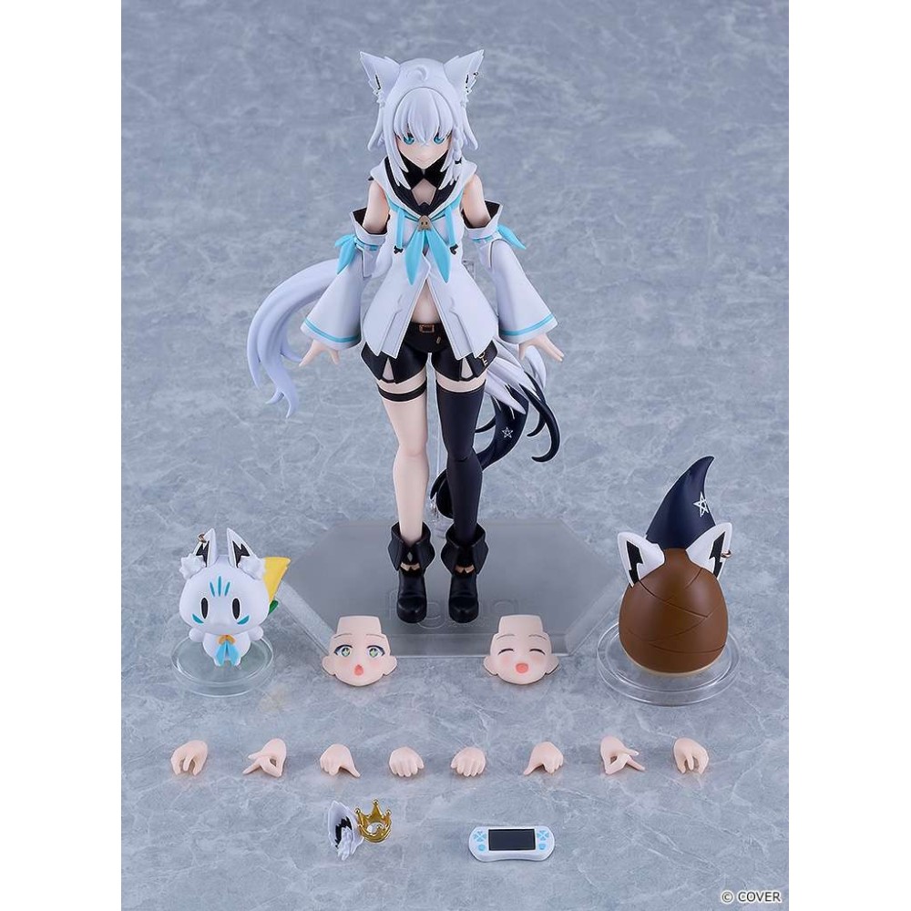 HOLOLIVE PRODUCTION SHIRAKAMI FUBUKI FIGMA ACTION FIGURE MAX FACTORY