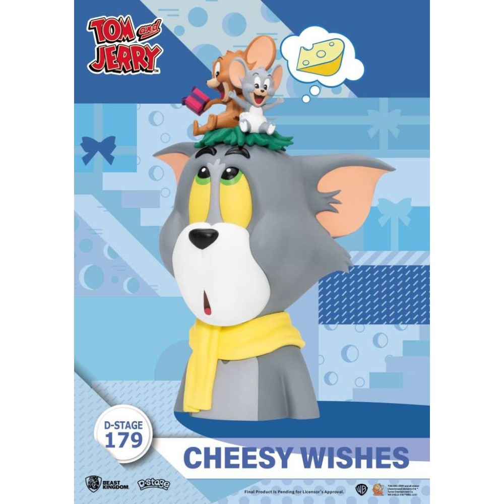 D-STAGE TOM AND JERRY CHEESY WISHES STATUA FIGURE DIORAMA BEAST KINGDOM