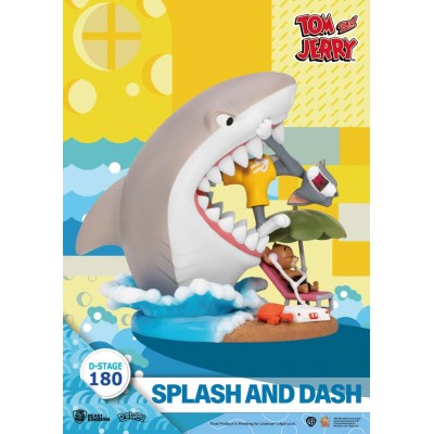 D-STAGE TOM AND JERRY SPLASH AND DASH STATUA FIGURE DIORAMA BEAST KINGDOM