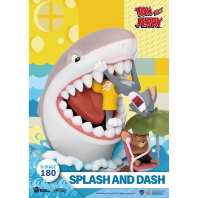 D-STAGE TOM AND JERRY SPLASH AND DASH STATUA FIGURE DIORAMA BEAST KINGDOM