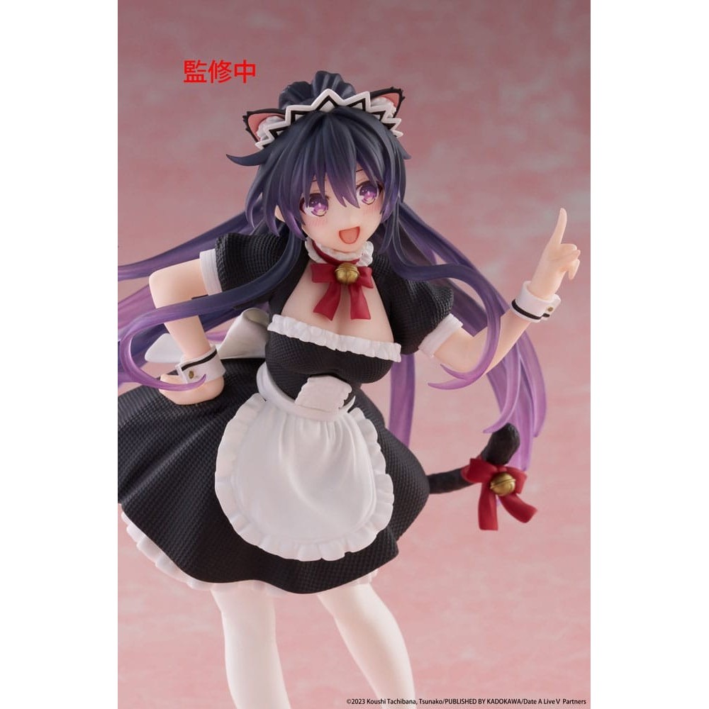 DATE A LIVE V DESKTOP CUTE TOHKA YATOGAMI CAT EAR MAID VER. STATUA FIGURE TAITO