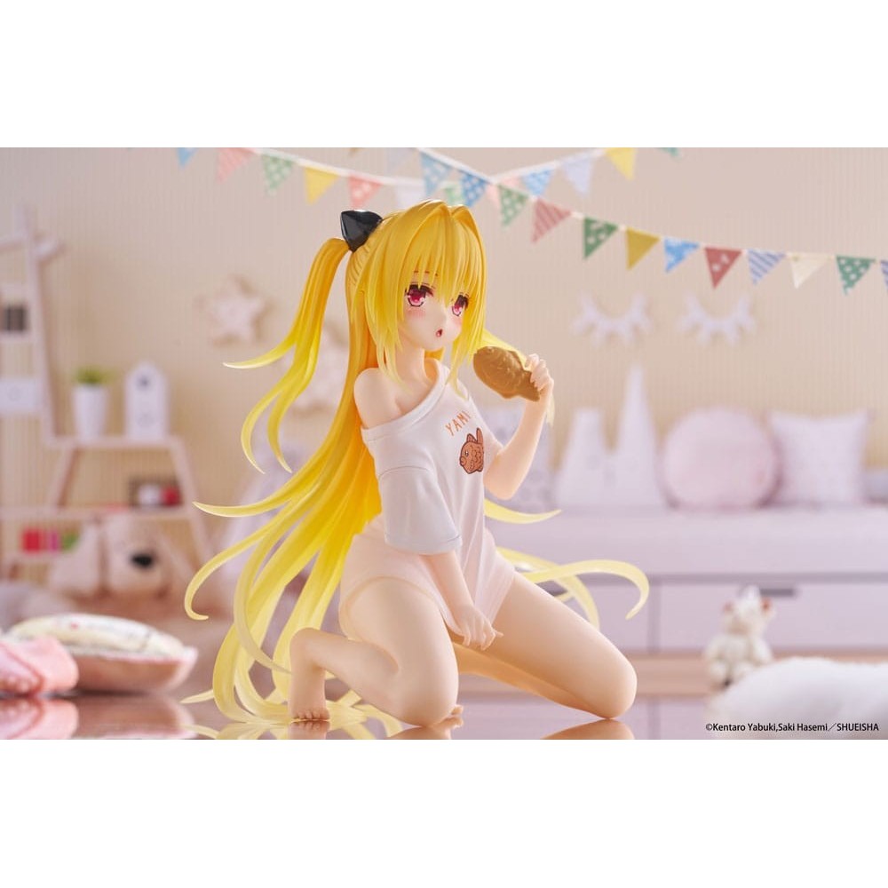 TO LOVE-RU DARKNESS GOLDEN DARKNESS ROOMWEAR VER. DESKTOP CUTE STATUA FIGURE TAITO