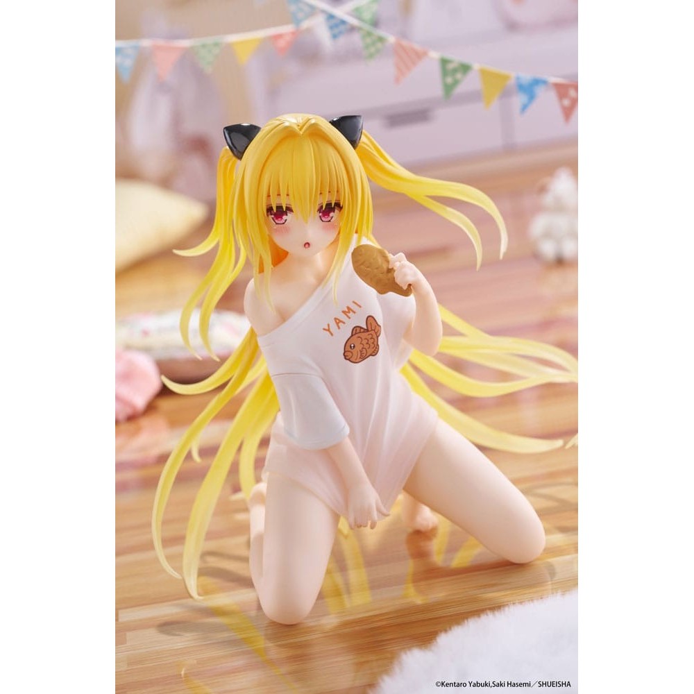 TAITO TO LOVE-RU DARKNESS GOLDEN DARKNESS ROOMWEAR VER. DESKTOP CUTE PVC STATUE FIGURE