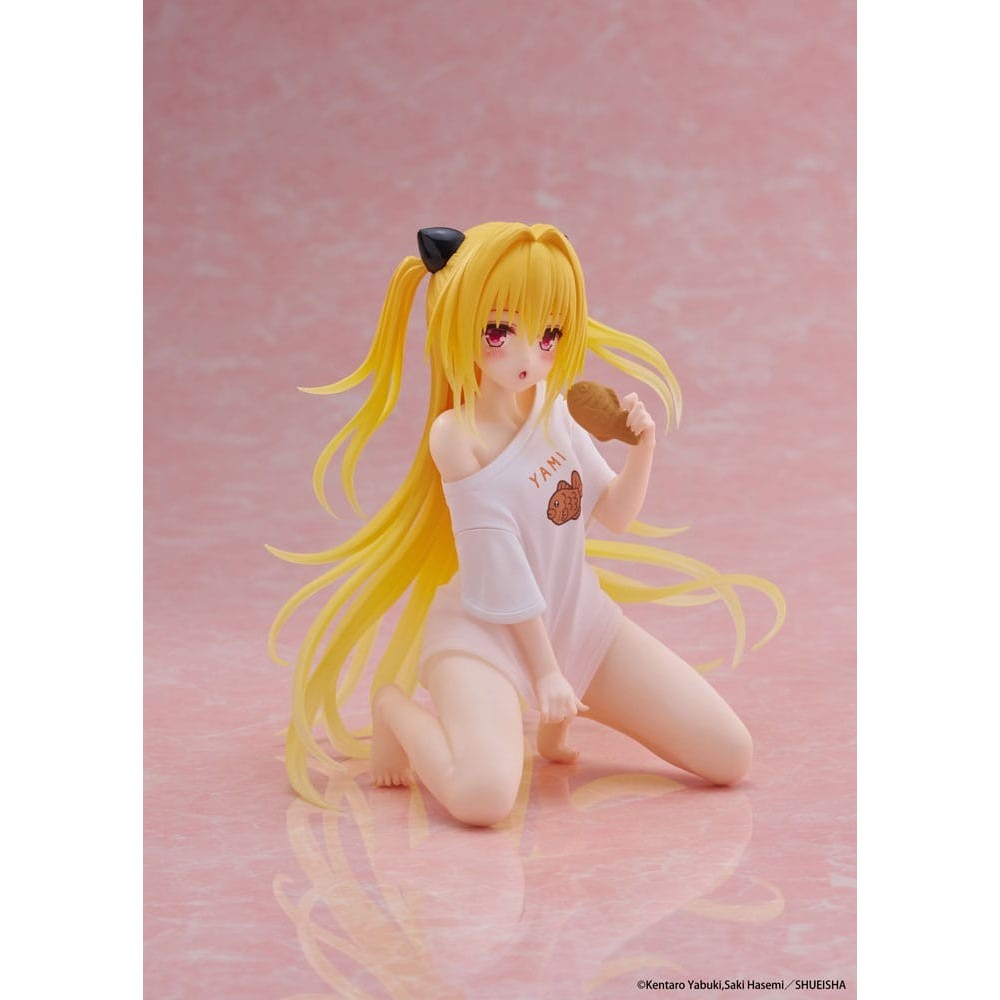 TAITO TO LOVE-RU DARKNESS GOLDEN DARKNESS ROOMWEAR VER. DESKTOP CUTE PVC STATUE FIGURE