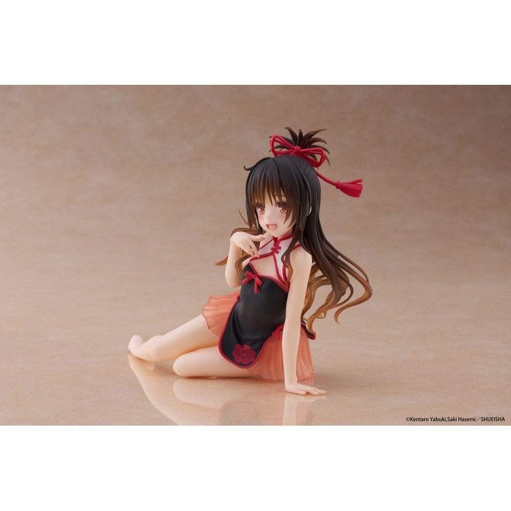 TAITO TO LOVE-RU DARKNESS MIKAN YUKI CHINESE DRESS VER. DESKTOP CUTE PVC STATUE FIGURE