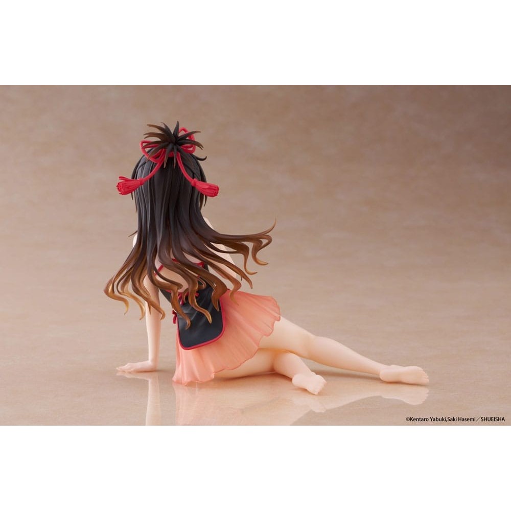 TAITO TO LOVE-RU DARKNESS MIKAN YUKI CHINESE DRESS VER. DESKTOP CUTE PVC STATUE FIGURE