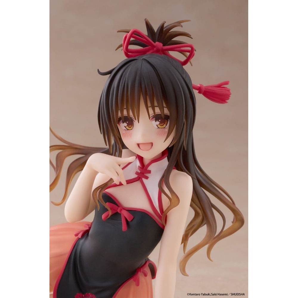 TAITO TO LOVE-RU DARKNESS MIKAN YUKI CHINESE DRESS VER. DESKTOP CUTE PVC STATUE FIGURE