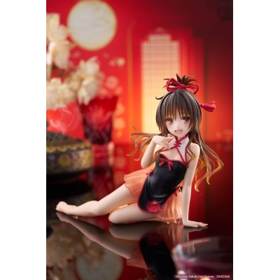 TAITO TO LOVE-RU DARKNESS MIKAN YUKI CHINESE DRESS VER. DESKTOP CUTE PVC STATUE FIGURE
