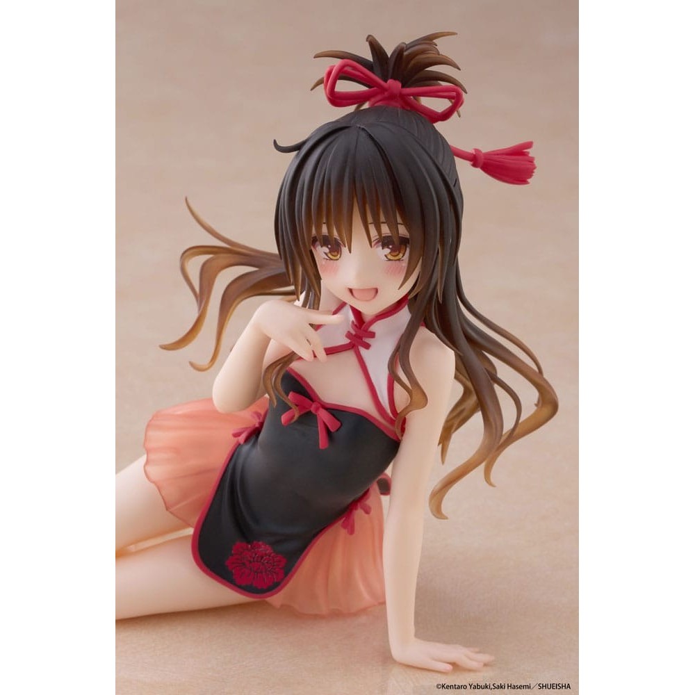 TAITO TO LOVE-RU DARKNESS MIKAN YUKI CHINESE DRESS VER. DESKTOP CUTE PVC STATUE FIGURE