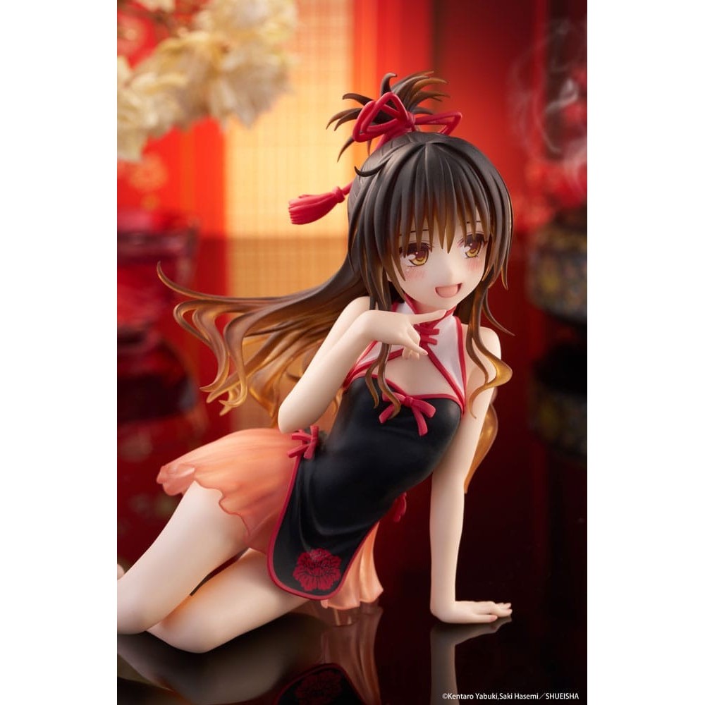 TO LOVE-RU DARKNESS MIKAN YUKI CHINESE DRESS VER. DESKTOP CUTE STATUA FIGURE TAITO
