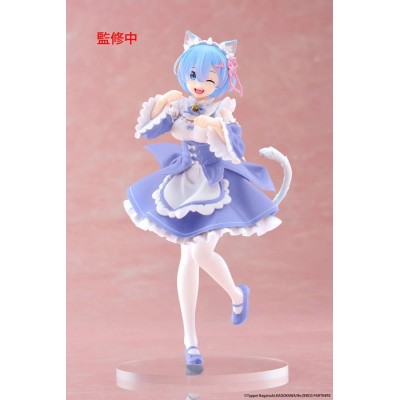 TAITO RE:ZERO START LIFE ANOTHER WORLD REM CAT MAID COREFUL RENEWAL STATUE FIGURE