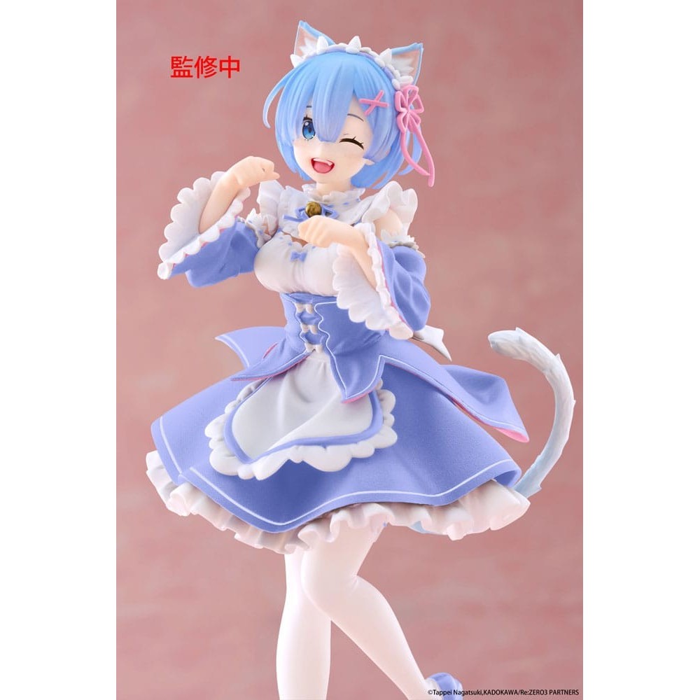 TAITO RE:ZERO START LIFE ANOTHER WORLD REM CAT MAID COREFUL RENEWAL STATUE FIGURE