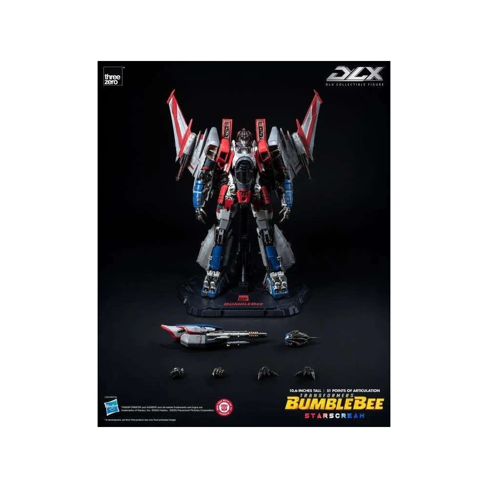 THREEZERO TRANSFORMERS BUMBLEBEE DLX SERIES STARSCREAM ACTION FIGURE