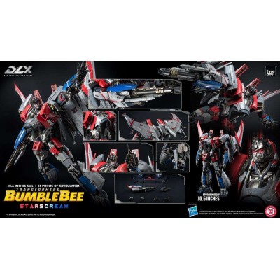 TRANSFORMERS BUMBLEBEE DLX STARSCREAM ACTION FIGURE THREEZERO