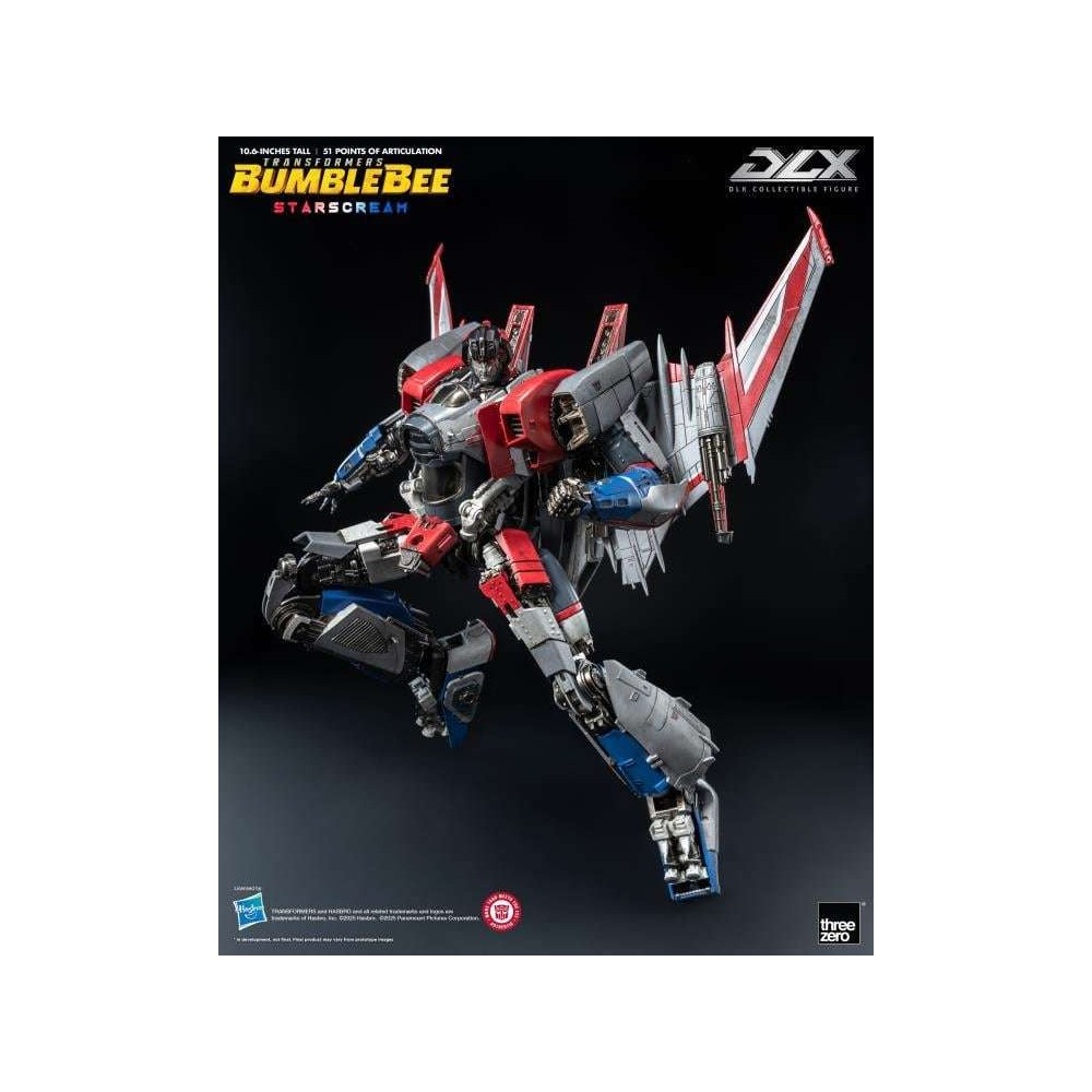 THREEZERO TRANSFORMERS BUMBLEBEE DLX SERIES STARSCREAM ACTION FIGURE