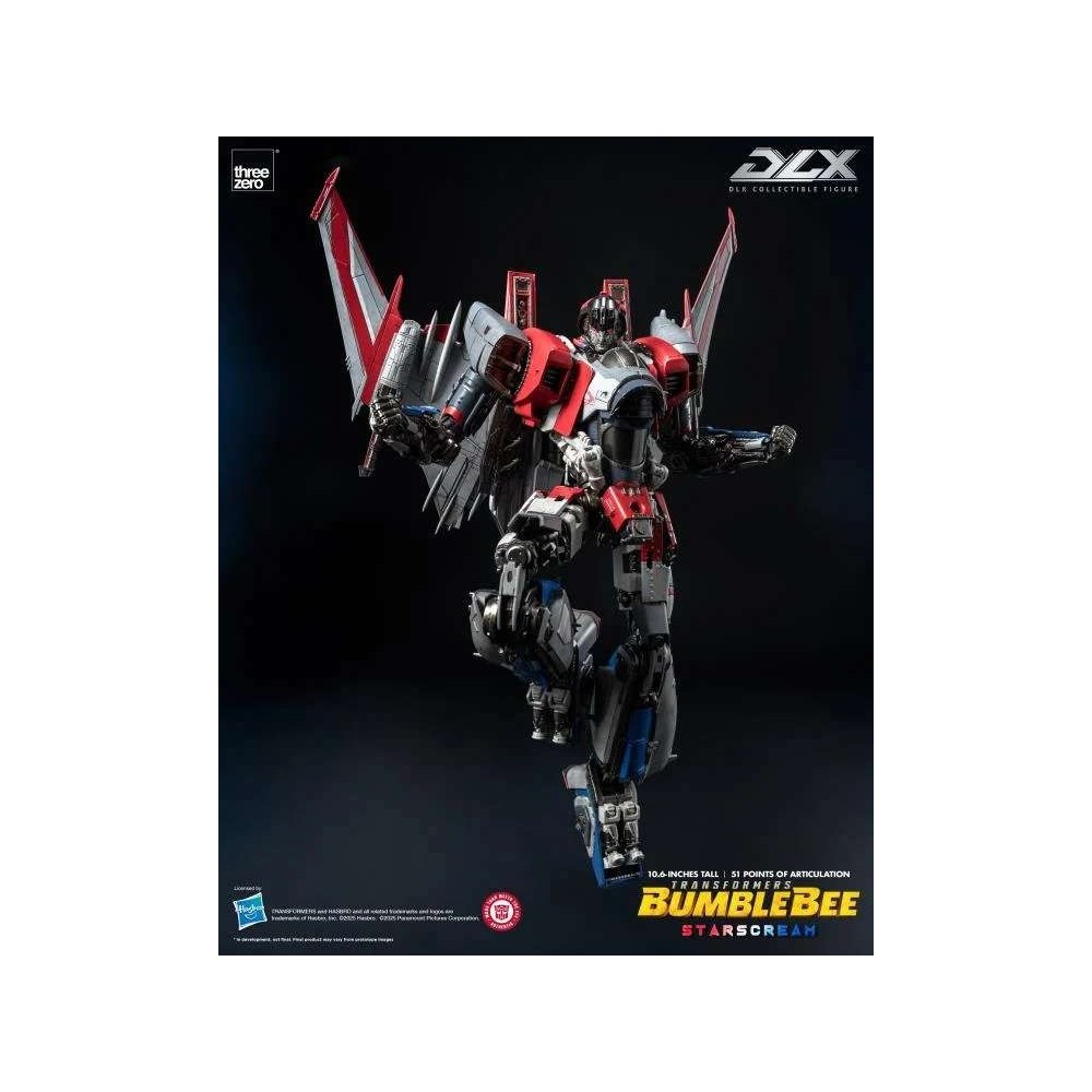 THREEZERO TRANSFORMERS BUMBLEBEE DLX SERIES STARSCREAM ACTION FIGURE