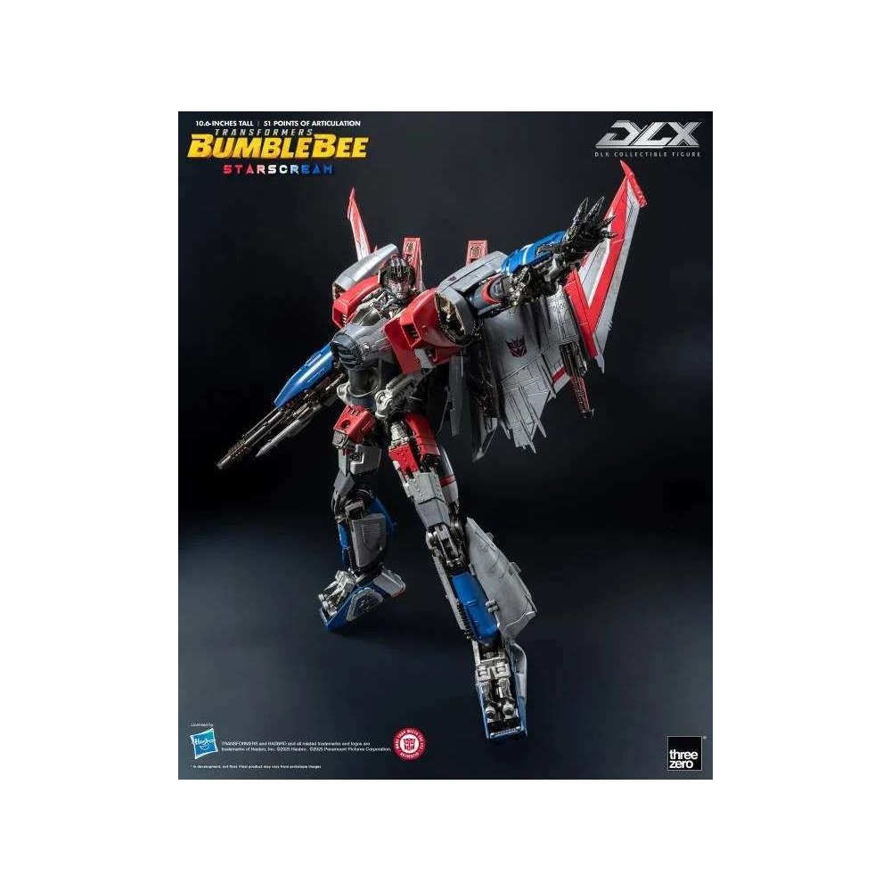 TRANSFORMERS BUMBLEBEE DLX STARSCREAM ACTION FIGURE THREEZERO