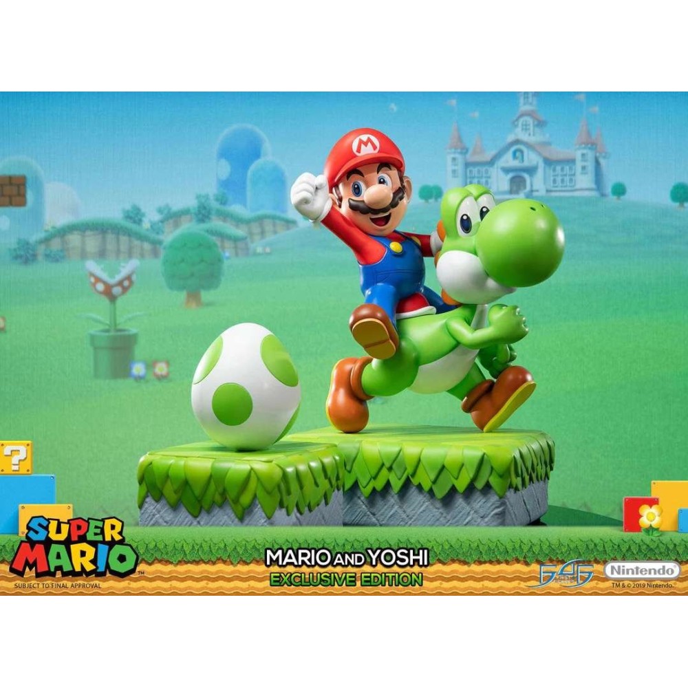FIRST4FIGURES SUPERMARIO MARIO AND YOSHI EXCLUSIVE EDITION RESIN STATUE FIGURE