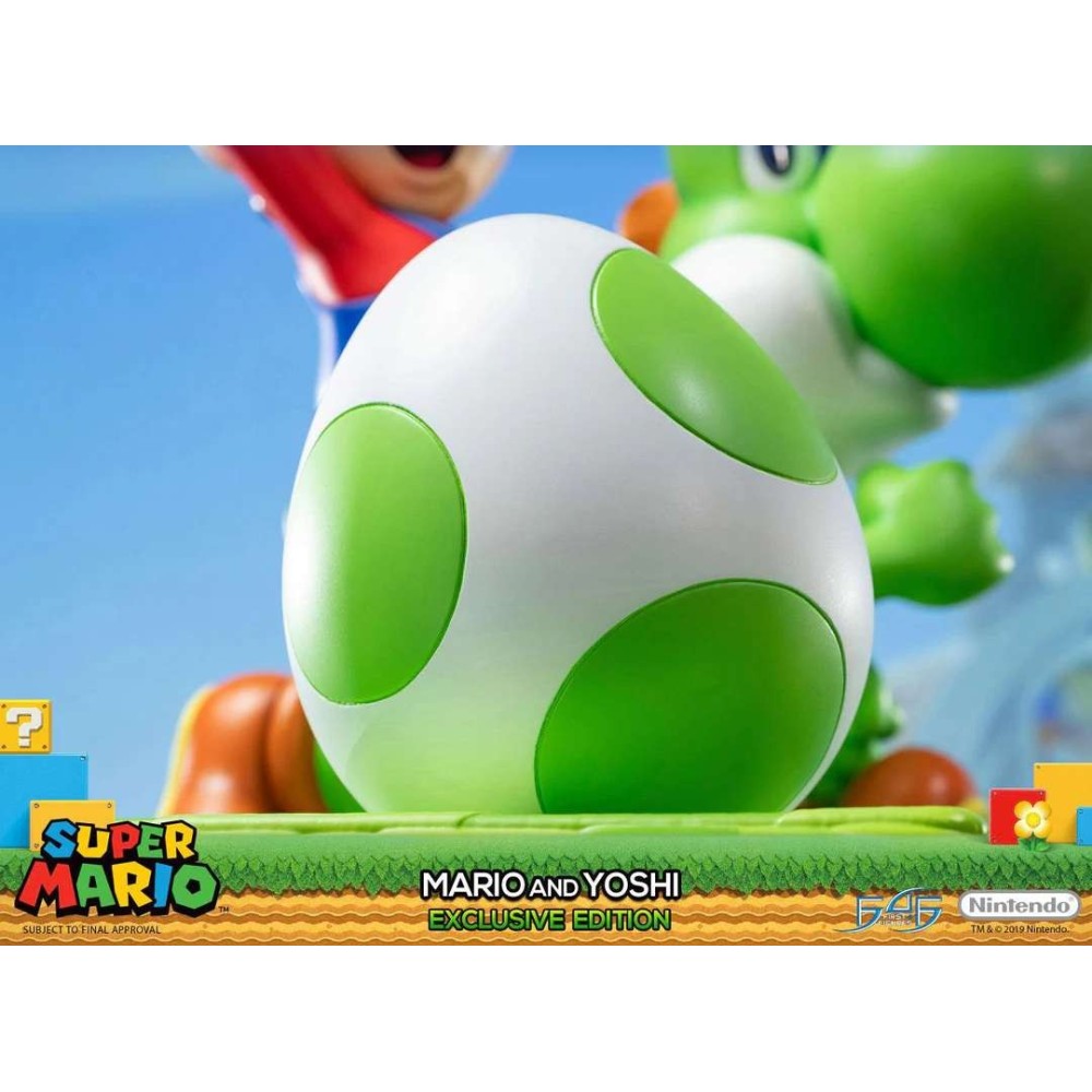 FIRST4FIGURES SUPERMARIO MARIO AND YOSHI EXCLUSIVE EDITION RESIN STATUE FIGURE