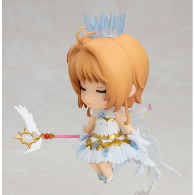 GOOD SMILE COMPANY CARDCAPTOR SAKURA CLEAR CARD SAKURA KINOMOTO NENDOROID SERIES PVC ACTION FIGURE