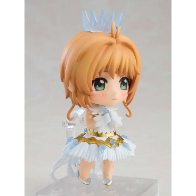 GOOD SMILE COMPANY CARDCAPTOR SAKURA CLEAR CARD SAKURA KINOMOTO NENDOROID SERIES PVC ACTION FIGURE