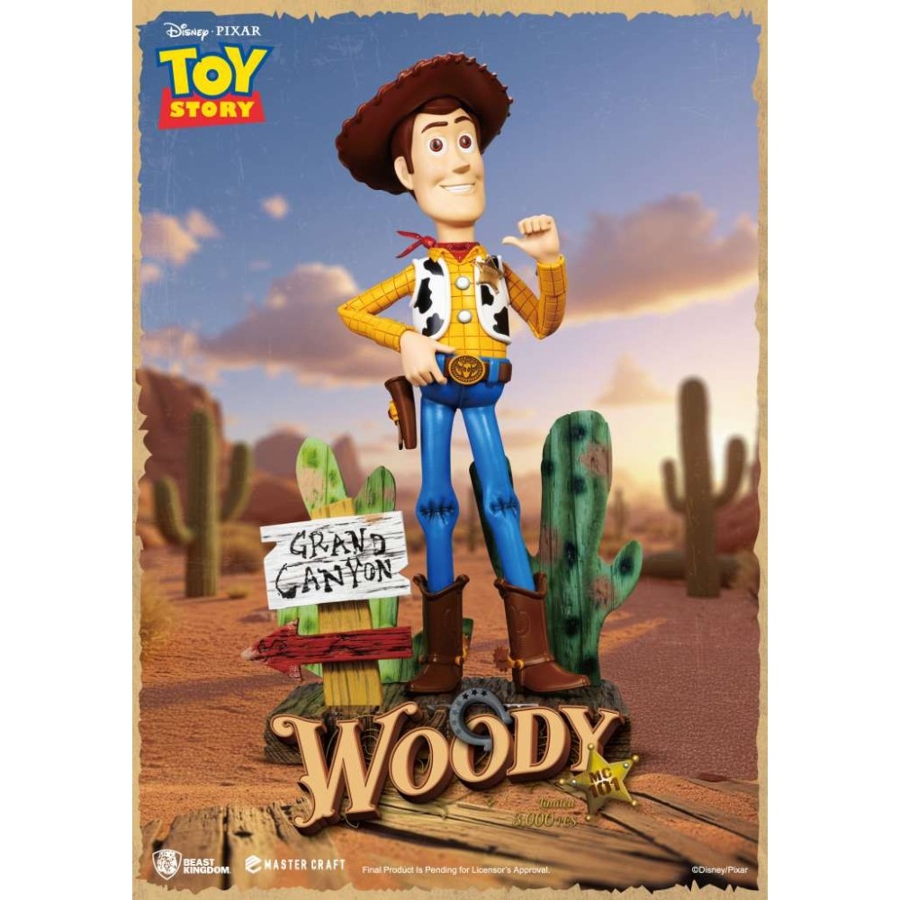 BEAST KINGDOM TOY STORY SHERIFF WOODY STATUE 45CM MASTERCRAFT FIGURE