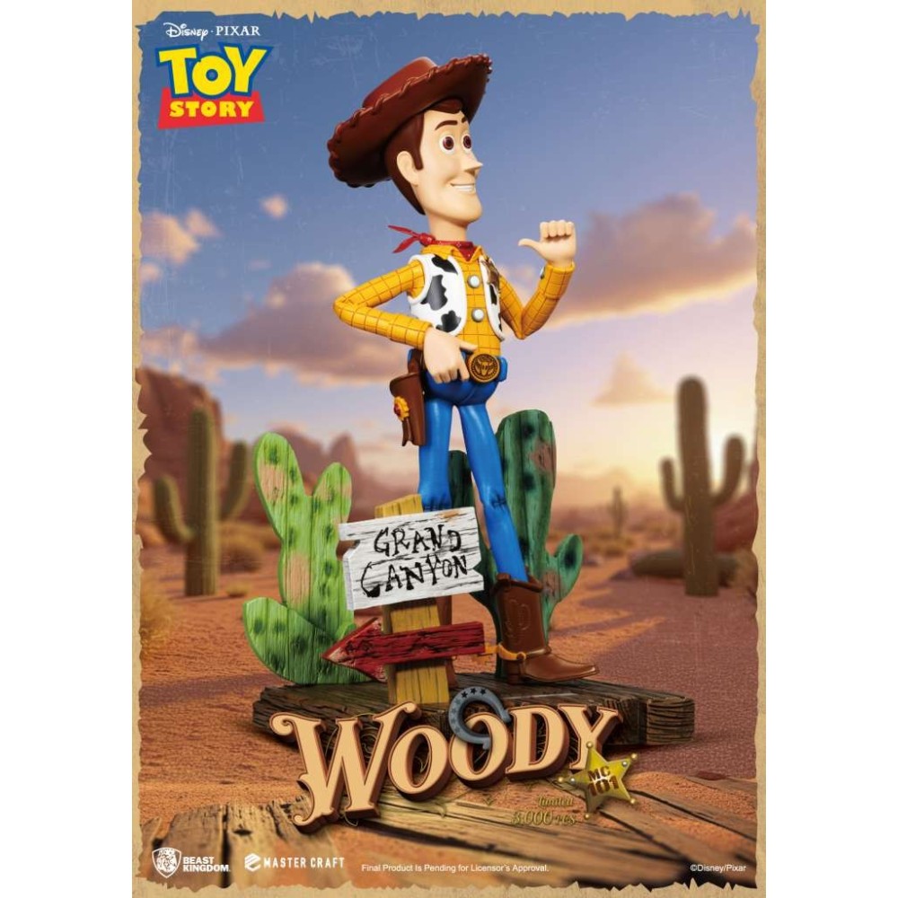BEAST KINGDOM TOY STORY SHERIFF WOODY STATUE 45CM MASTERCRAFT FIGURE