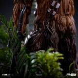 IRON STUDIOS STAR WARS CHEWBACCA AND TOKKAT ART SCALE 1/10 RESIN STATUE FIGURE