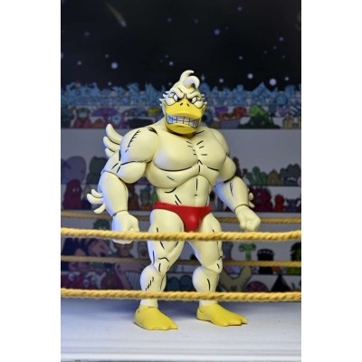 TEENAGE MUTANT NINJA TURTLES ARCHIE COMICS STUMP WRESTLING ACE DUCK ACTION FIGURE NECA