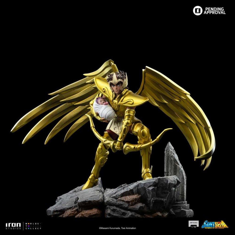 IRON STUDIOS SAINT SEIYA SAGITTARIUS AIOLOS ART SCALE 1/10 RESIN STATUE FIGURE