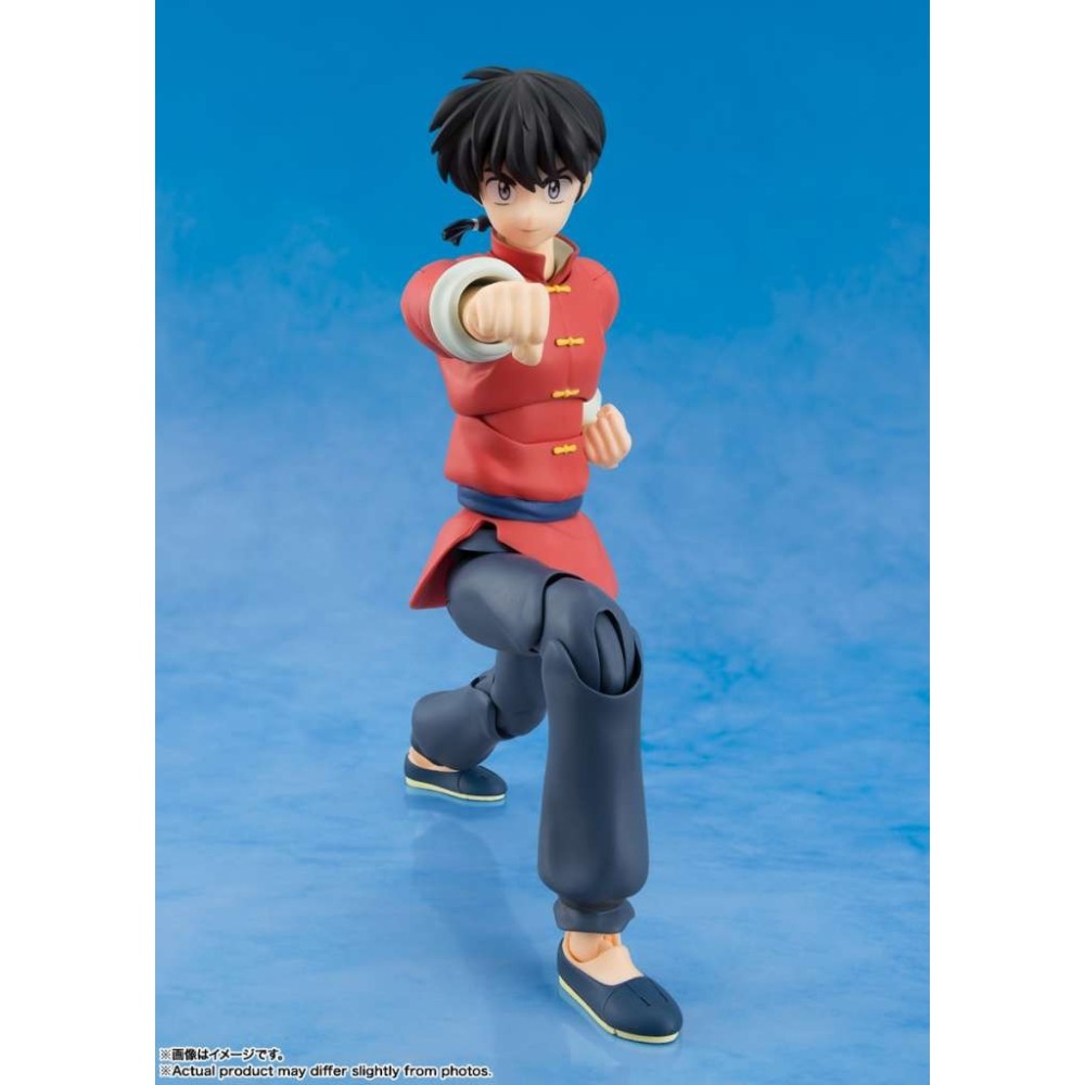 BANDAI RANMA 1/2 RANMA SAOTOME MALE S.H. FIGUARTS PVC ACTION FIGURE