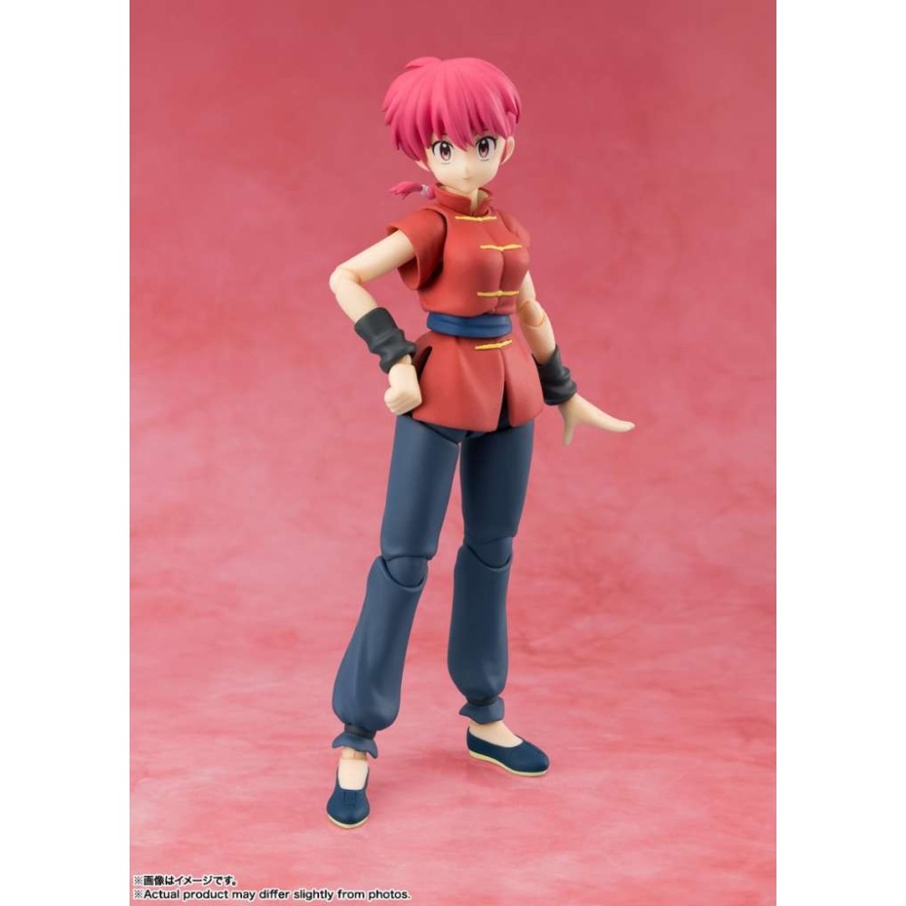 BANDAI RANMA 1/2 RANMA SAOTOME FEMALE S.H. FIGUARTS PVC ACTION FIGURE