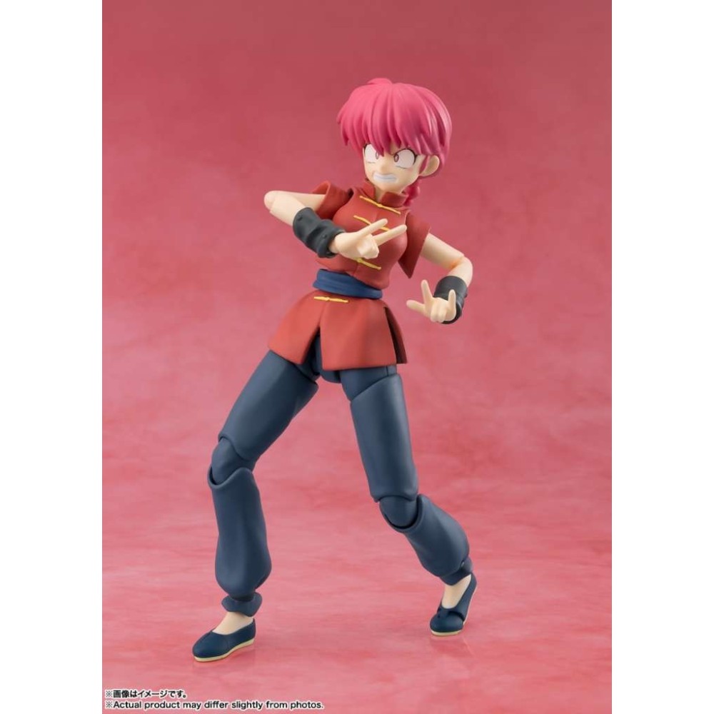 BANDAI RANMA 1/2 RANMA SAOTOME FEMALE S.H. FIGUARTS PVC ACTION FIGURE