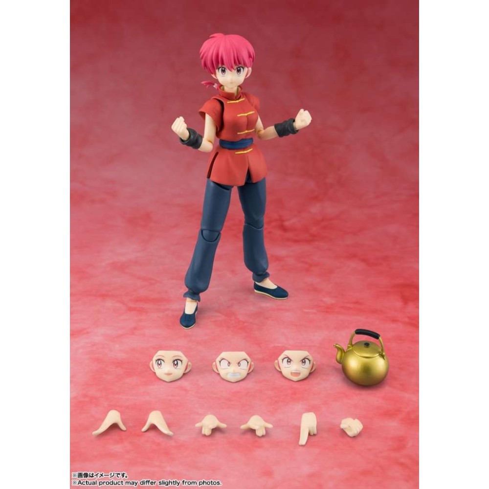 RANMA 1/2 RANMA SAOTOME FEMALE S.H. FIGUARTS ACTION FIGURE BANDAI