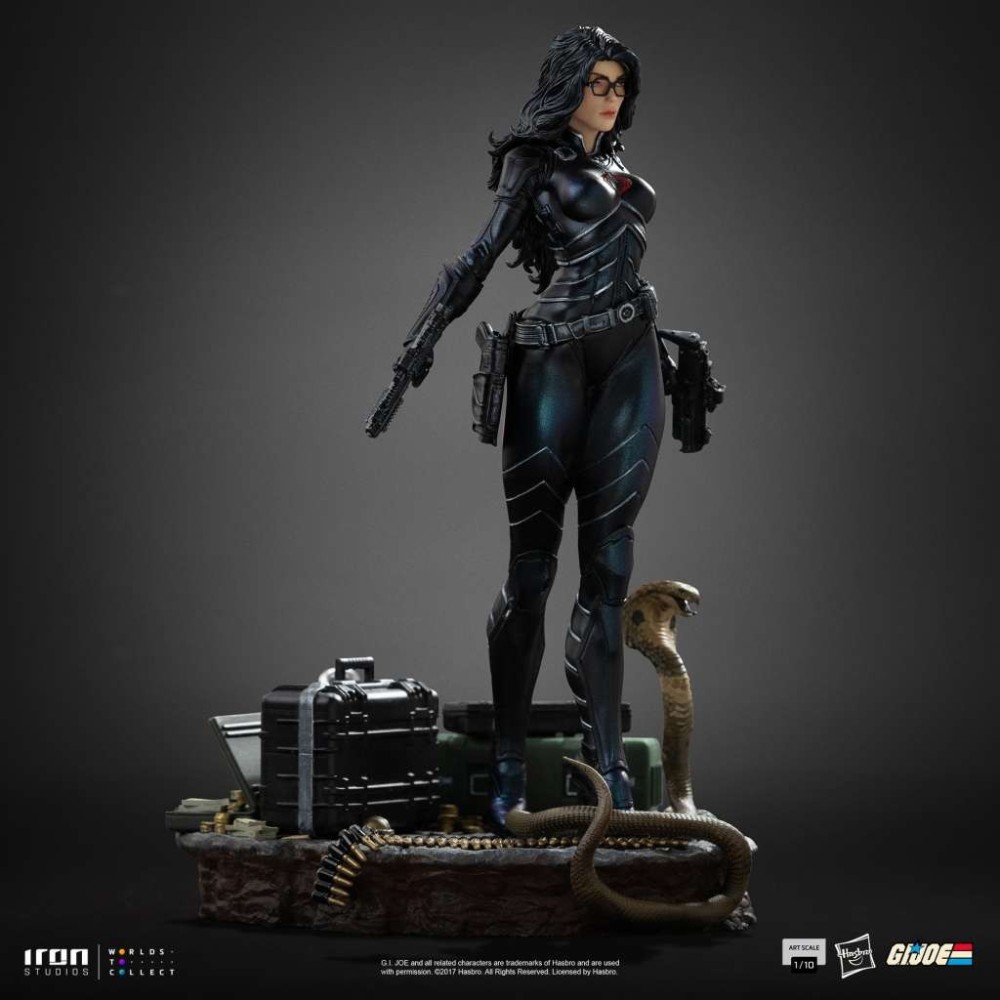 G.I. JOE BARONESS ART SCALE 1/10 STATUA FIGURE IRON STUDIOS