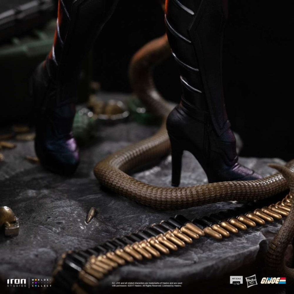 G.I. JOE BARONESS ART SCALE 1/10 STATUA FIGURE IRON STUDIOS