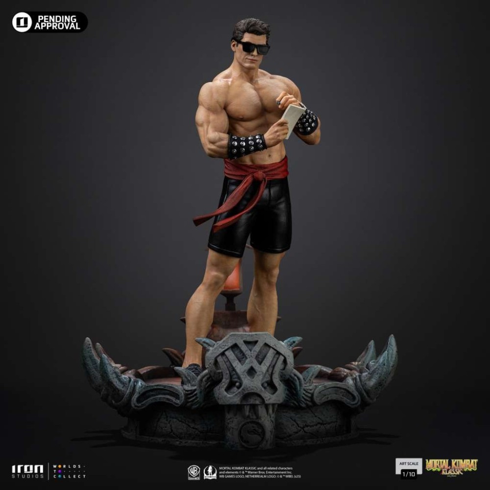 IRON STUDIOS MORTAL KOMBAT JOHNNY CAGE ART SCALE 1/10 STATUE FIGURE