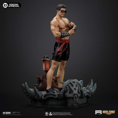 MORTAL KOMBAT ART SCALE JOHNNY CAGE 1/10 STATUA FIGURE IRON STUDIOS