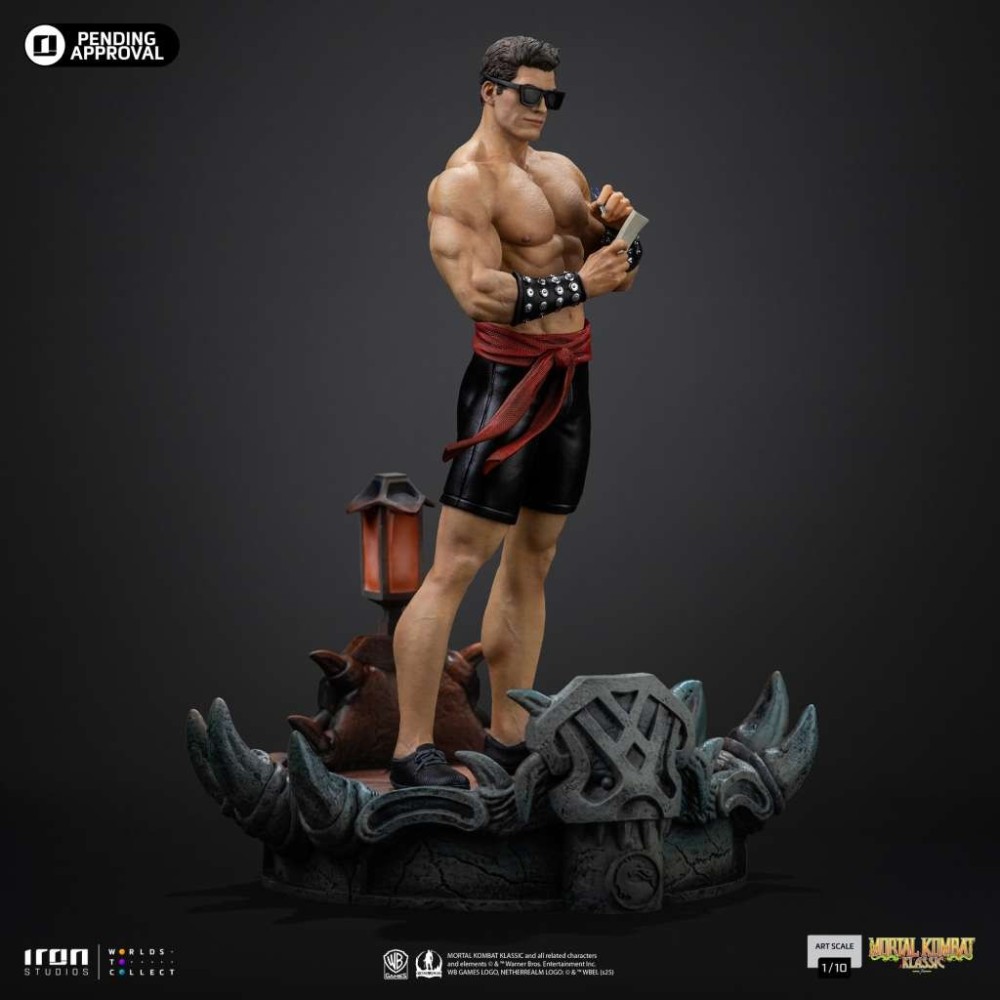 MORTAL KOMBAT ART SCALE JOHNNY CAGE 1/10 STATUA FIGURE IRON STUDIOS