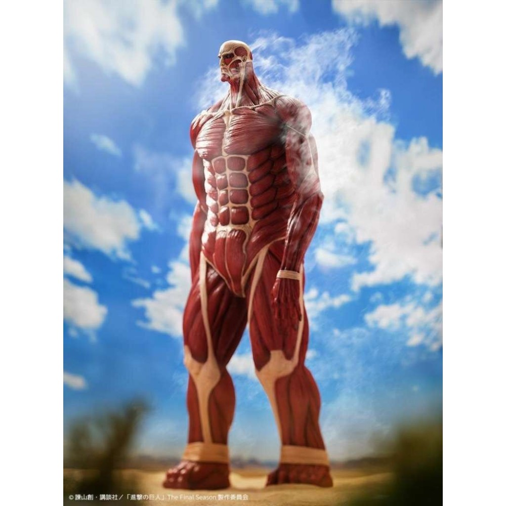 KAIYODO ATTACK ON TITAN COLOSSAL TITAN MEGA SOFVI FIGURE STATUE