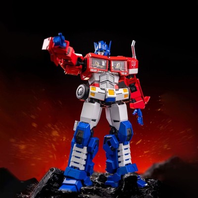 UNIX SQUARE TRANSFORMERS COMBOT DIECAST OPTIMUS PRIME ACTION FIGURE