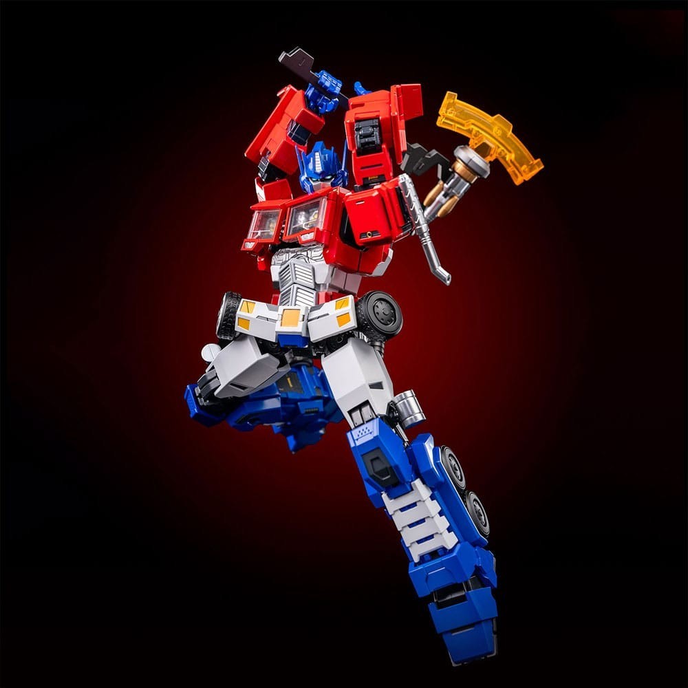 UNIX SQUARE TRANSFORMERS COMBOT DIECAST OPTIMUS PRIME ACTION FIGURE
