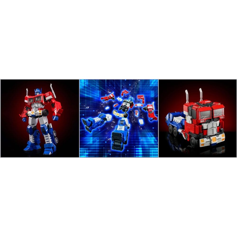 UNIX SQUARE TRANSFORMERS COMBOT DIECAST OPTIMUS PRIME ACTION FIGURE
